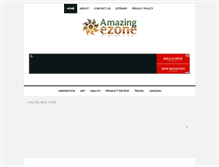 Tablet Screenshot of amazingezone.com
